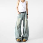 High Street Washed Machete Jeans