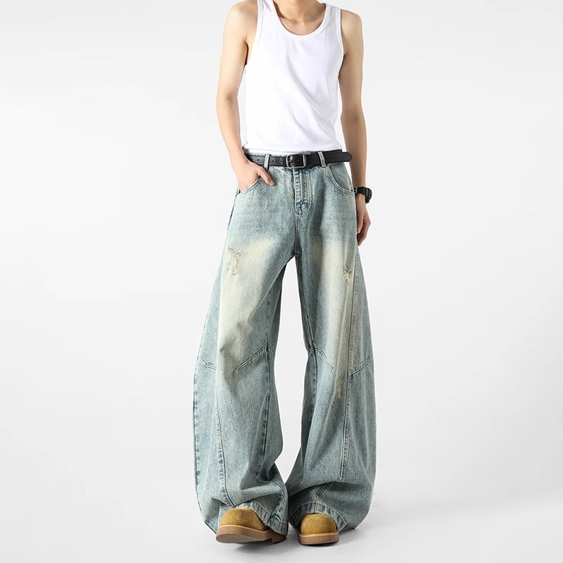 High Street Washed Machete Jeans