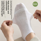 Cotton Anti-Pilling Short Men's Mesh Boat Socks