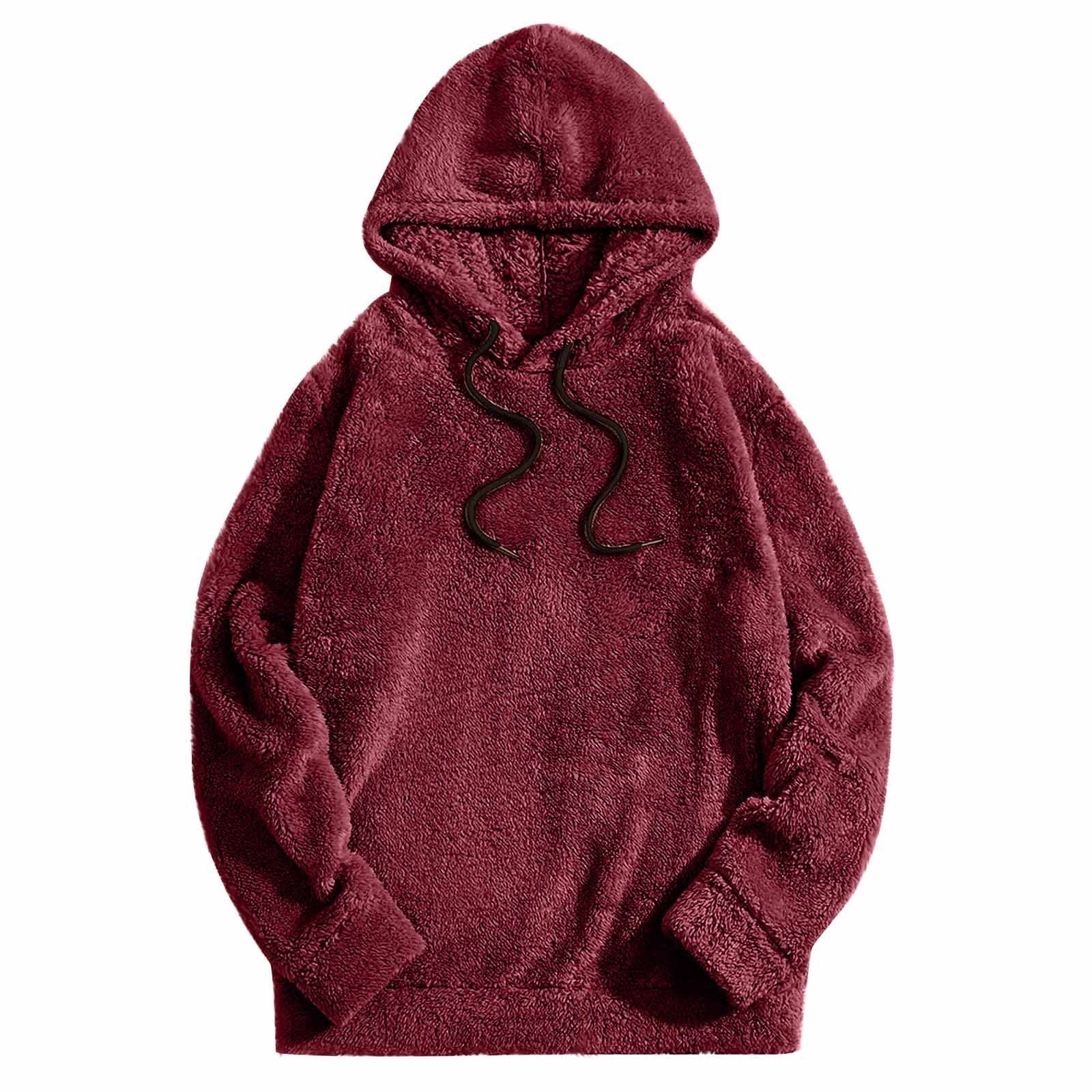 Thickening Double-sided Velvet Casual Loose Long-sleeved Hooded Sweater