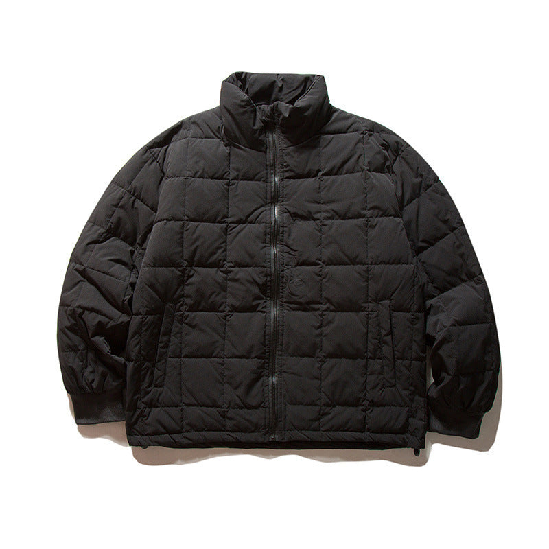 Stand Collar Solid Color Down Jacket