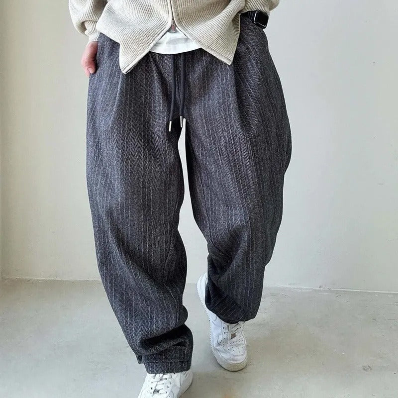 Wide-leg Harem Pants