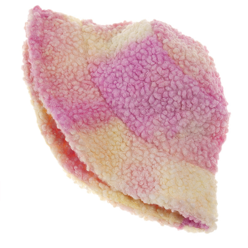 Warm And Cute Tie-dye Bucket Hat