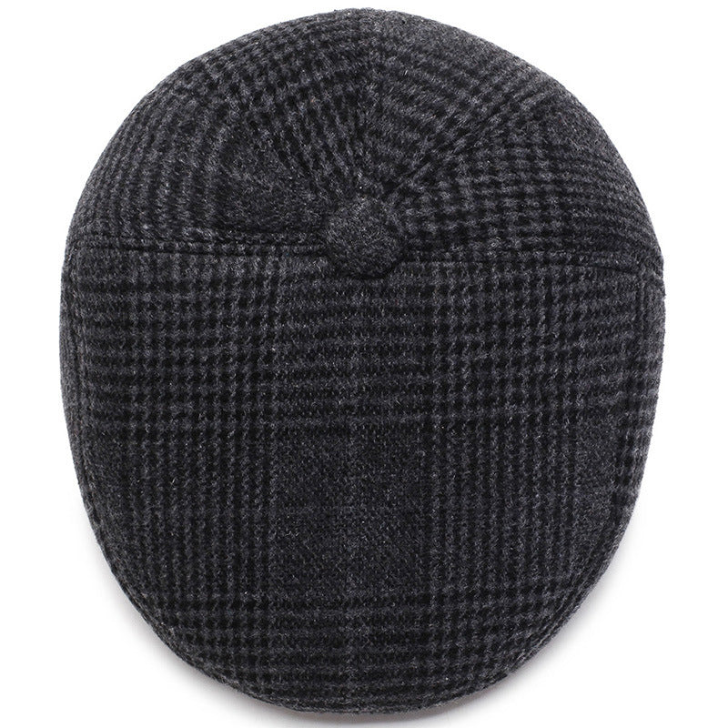 Bailey Cold-proof Plus Velvet Forward Ear Protection Old Man Hat