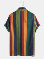 Holiday shirt with short sleeves