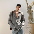 Shirt with thin long sleeves Photo Color
