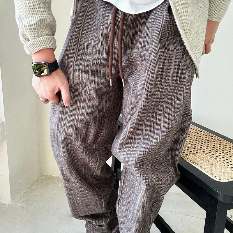 Wide-leg Harem Pants Rose Brown