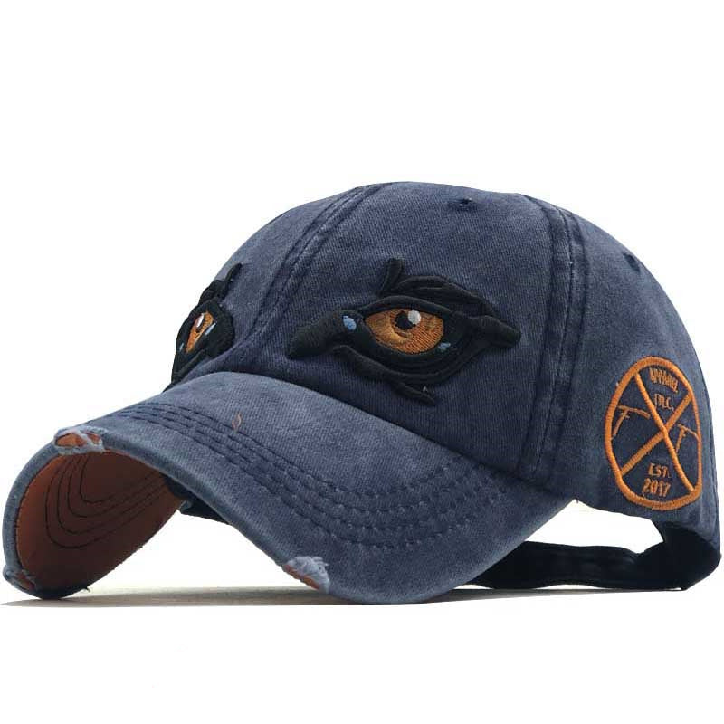 Eyes Baseball Cap navy adjustable