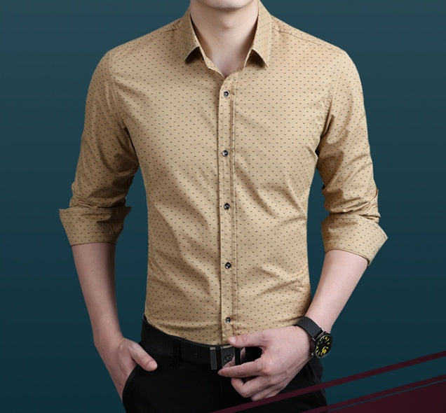 Shirt Long-Sleeves Khaki