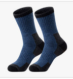 Men Fleece Lined Padded Warm Keeping Terry-loop Hosiery Wool Socks