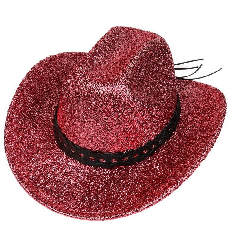 Nightclub Party Hat Flat Top E Watermelon Red M56to58cm
