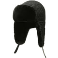 Old Man Hat Winter Warmth And Velvet Ear Protection Black