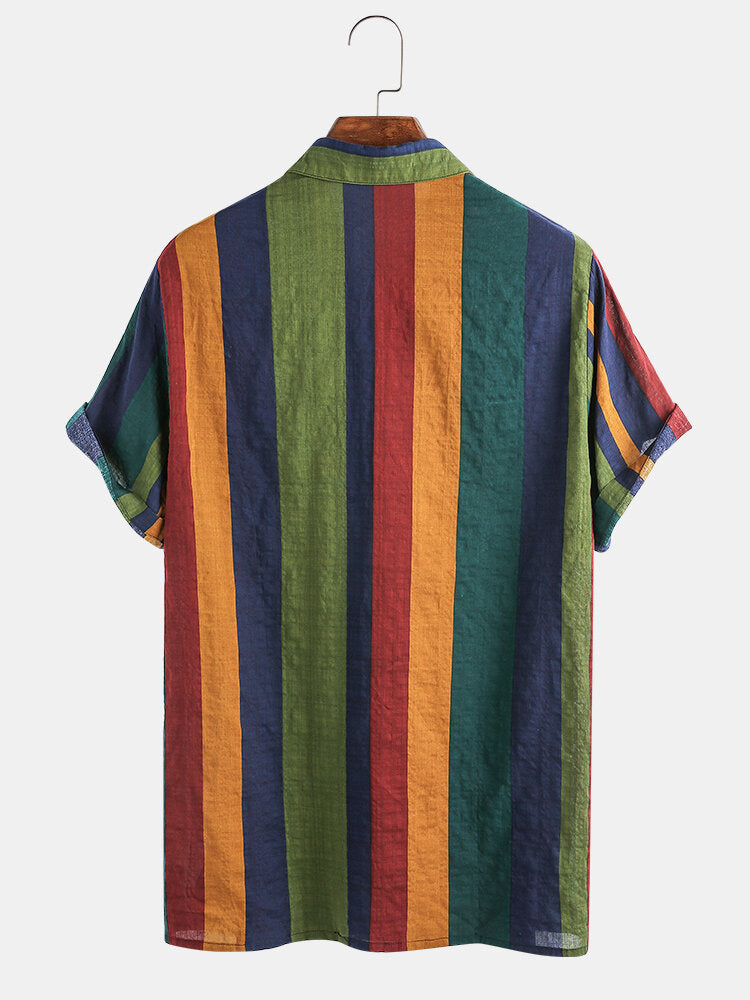Holiday shirt with short sleeves