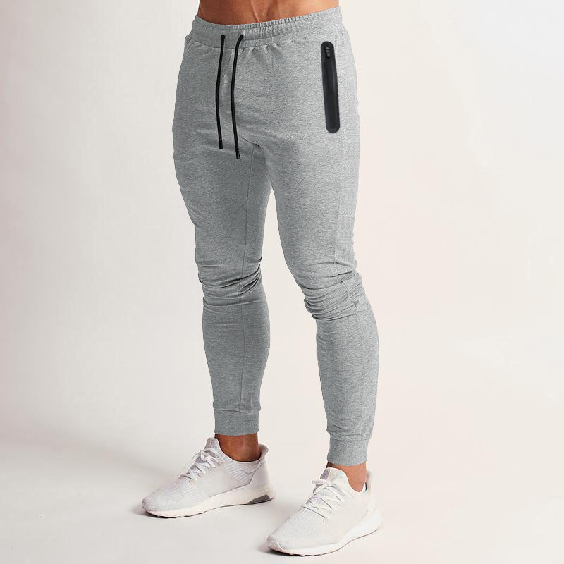 Casual Sports Trousers Fitness Running Pants Gray