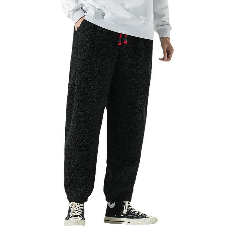 Lamb Wool Warm Harem Pants
