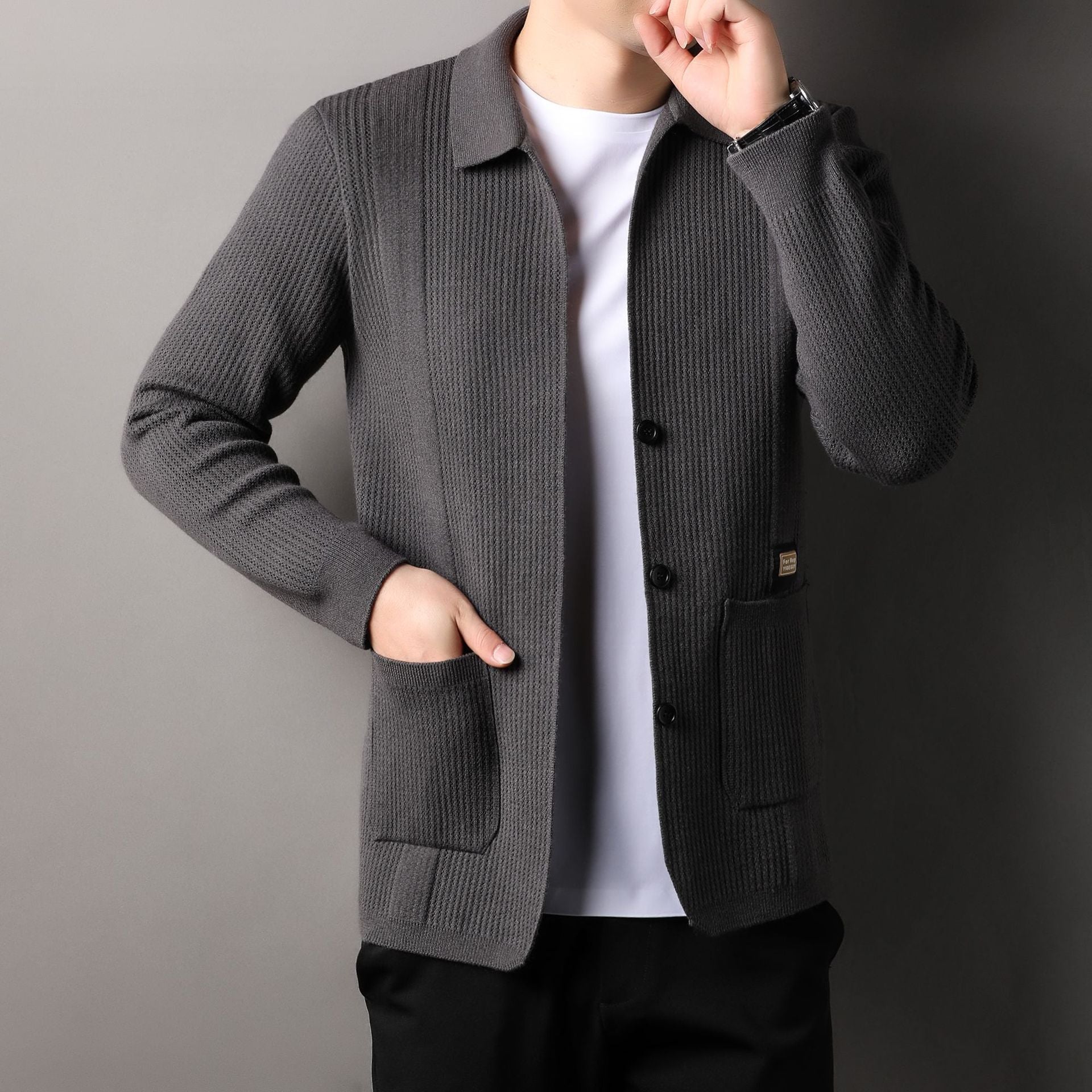 Knitted Cardigan Sweater Coat