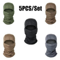 Outdoor Sunscreen Single Hole Breathable Quick Drying Face Cover Set1 Free Size