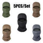 Outdoor Sunscreen Single Hole Breathable Quick Drying Face Cover Set1 Free Size