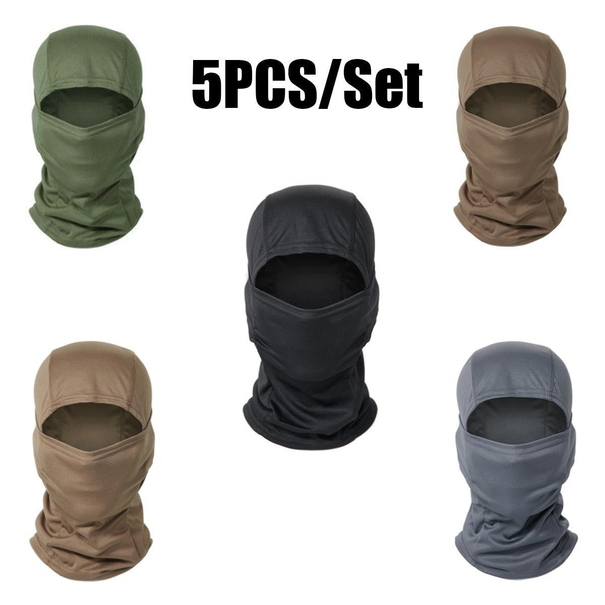 Outdoor Sunscreen Single Hole Breathable Quick Drying Face Cover Set1 Free Size