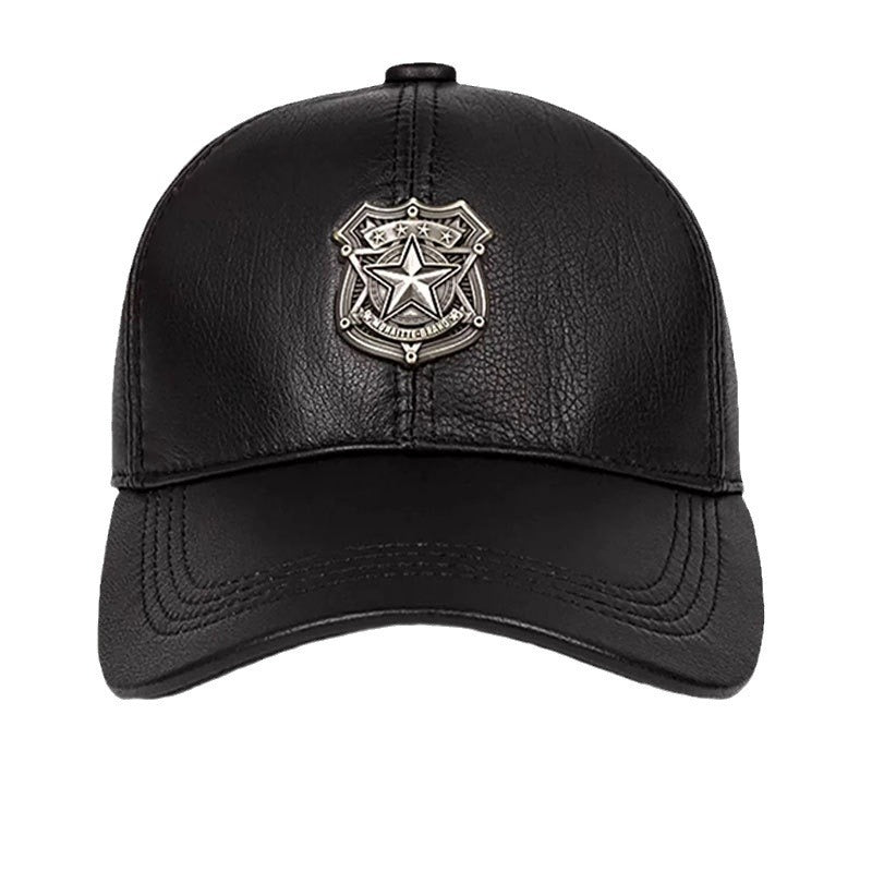 Sheepskin Leather Men's Hat