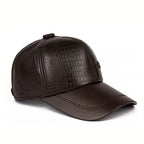 Casual Men's Leather Hat