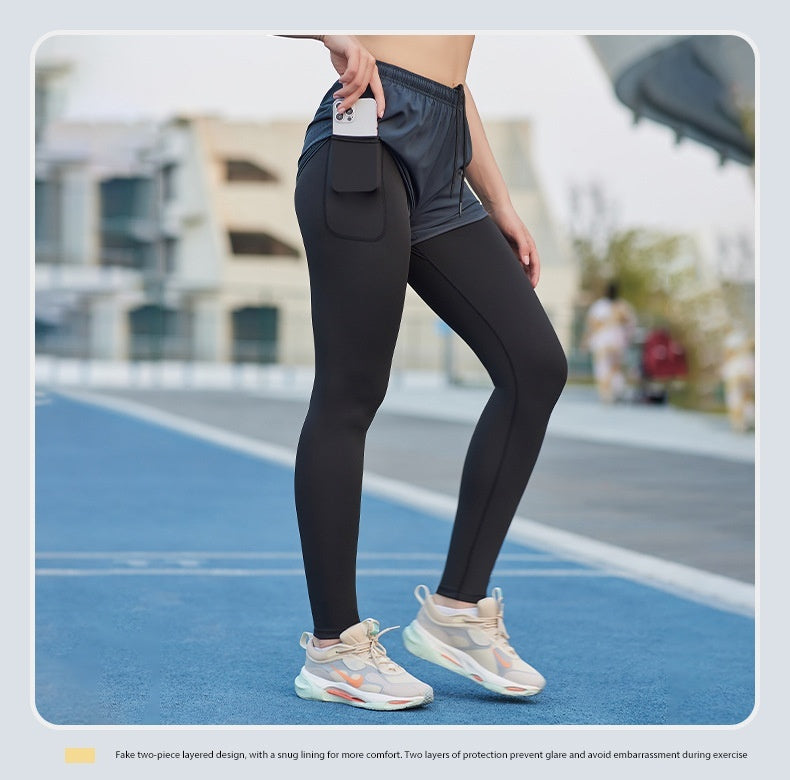 Fitness Elastic Running Pants