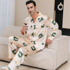 Ice Silk Pajama Set
