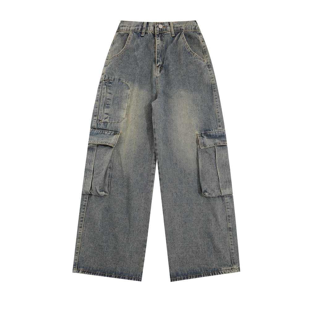 Multi-Pocket Workwear Jeans