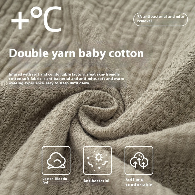 Woven Gauze Pajamas Thin Homewear Suit