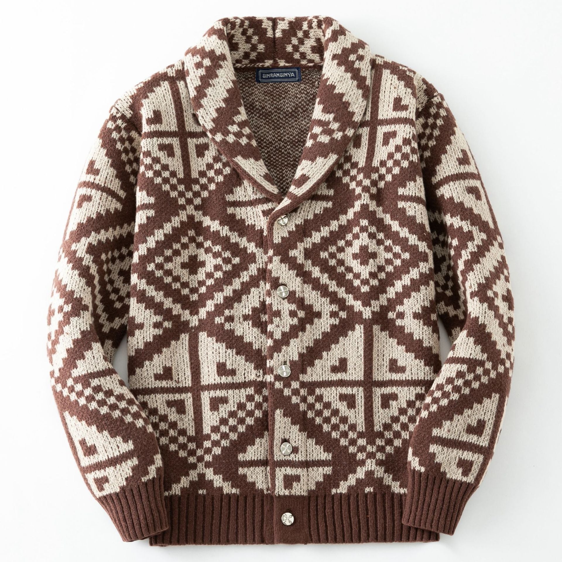 Geometric Jacquard Sweater