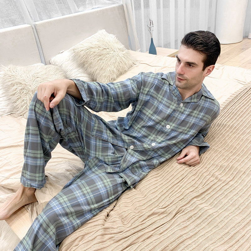 Warm Cloth Flannel Pajama Suit