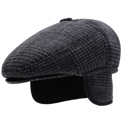 Bailey Cold-proof Plus Velvet Forward Ear Protection Old Man Hat