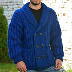 Thickened Double Breasted Sweater