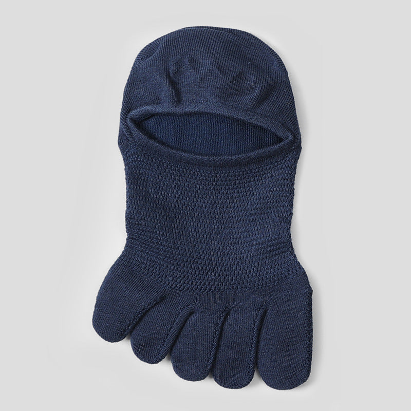 Five Toe Socks Dark Blue Free Size
