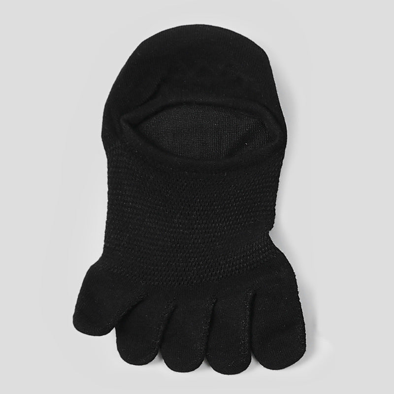 Five Toe Socks Black Free Size