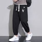 Cropped Casual Loose Pants