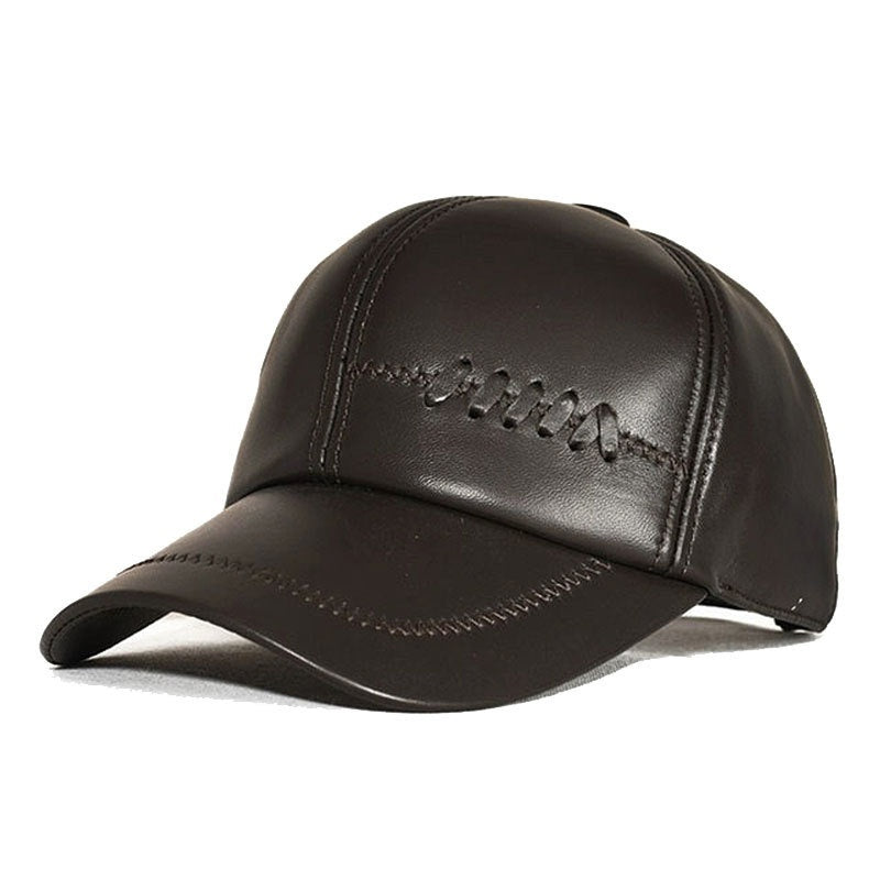 Casual Men's Leather Hat