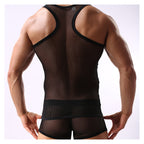 Transparent Cutout Mesh Underwear