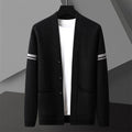 Long Sleeved Cardigan Sweater Black