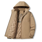 Temperature Sensing Windproof Waterproof Down Jacket