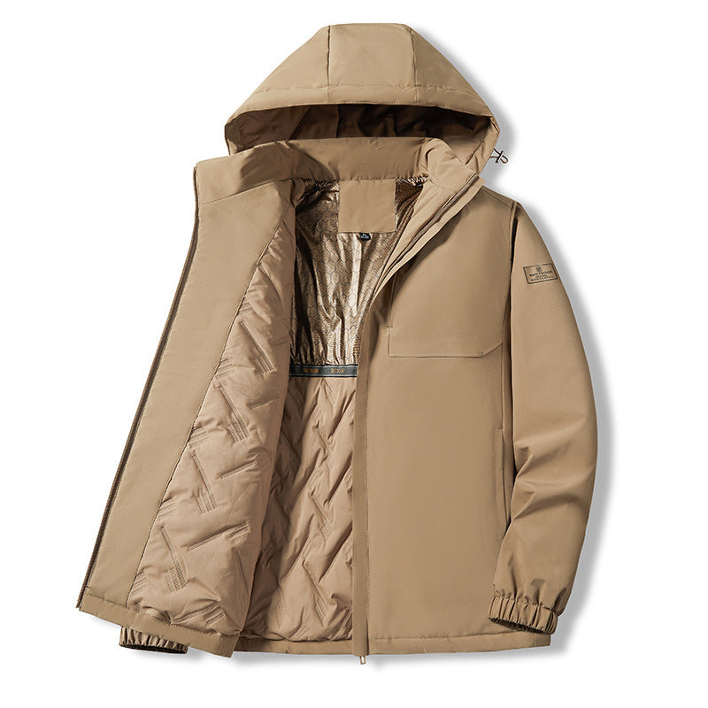 Temperature Sensing Windproof Waterproof Down Jacket