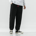 Lamb Wool Warm Harem Pants Black