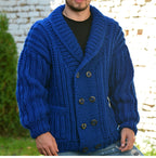 Thickened Double Breasted Sweater