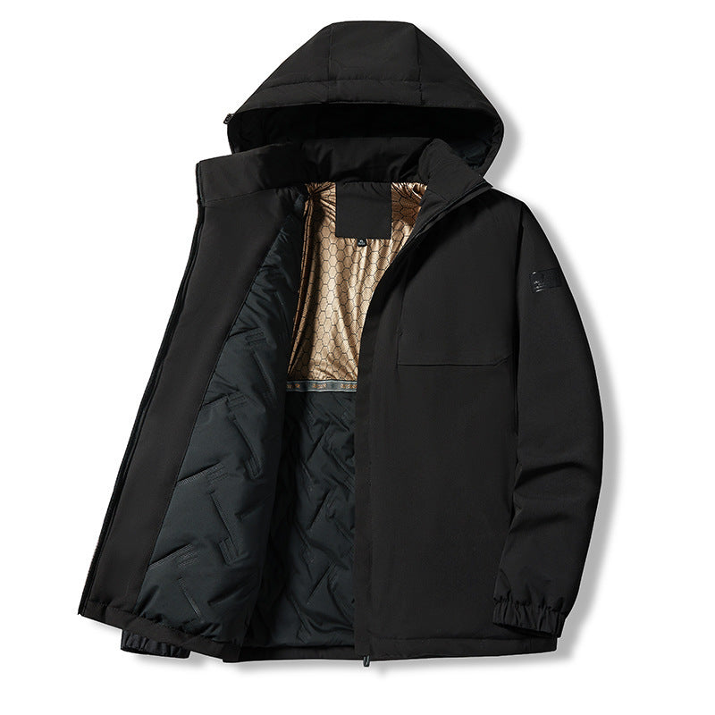 Temperature Sensing Windproof Waterproof Down Jacket