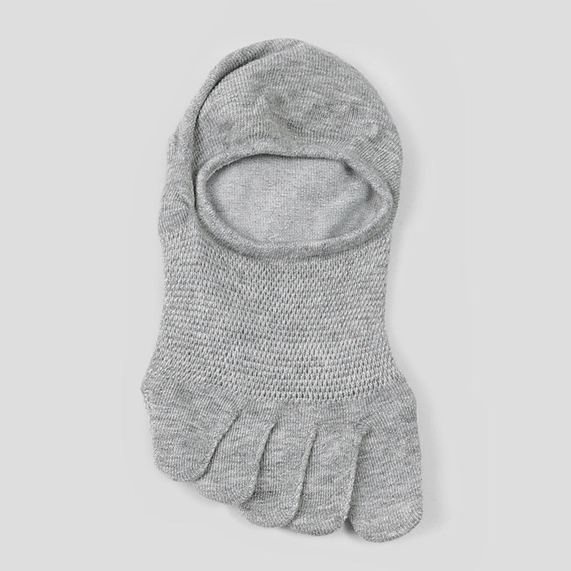 Five Toe Socks Light Gray Free Size