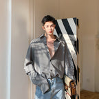 Shirt with thin long sleeves