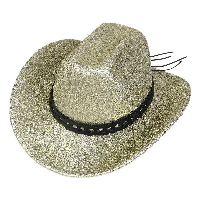 Nightclub Party Hat Flat Top G Champagne M56to58cm
