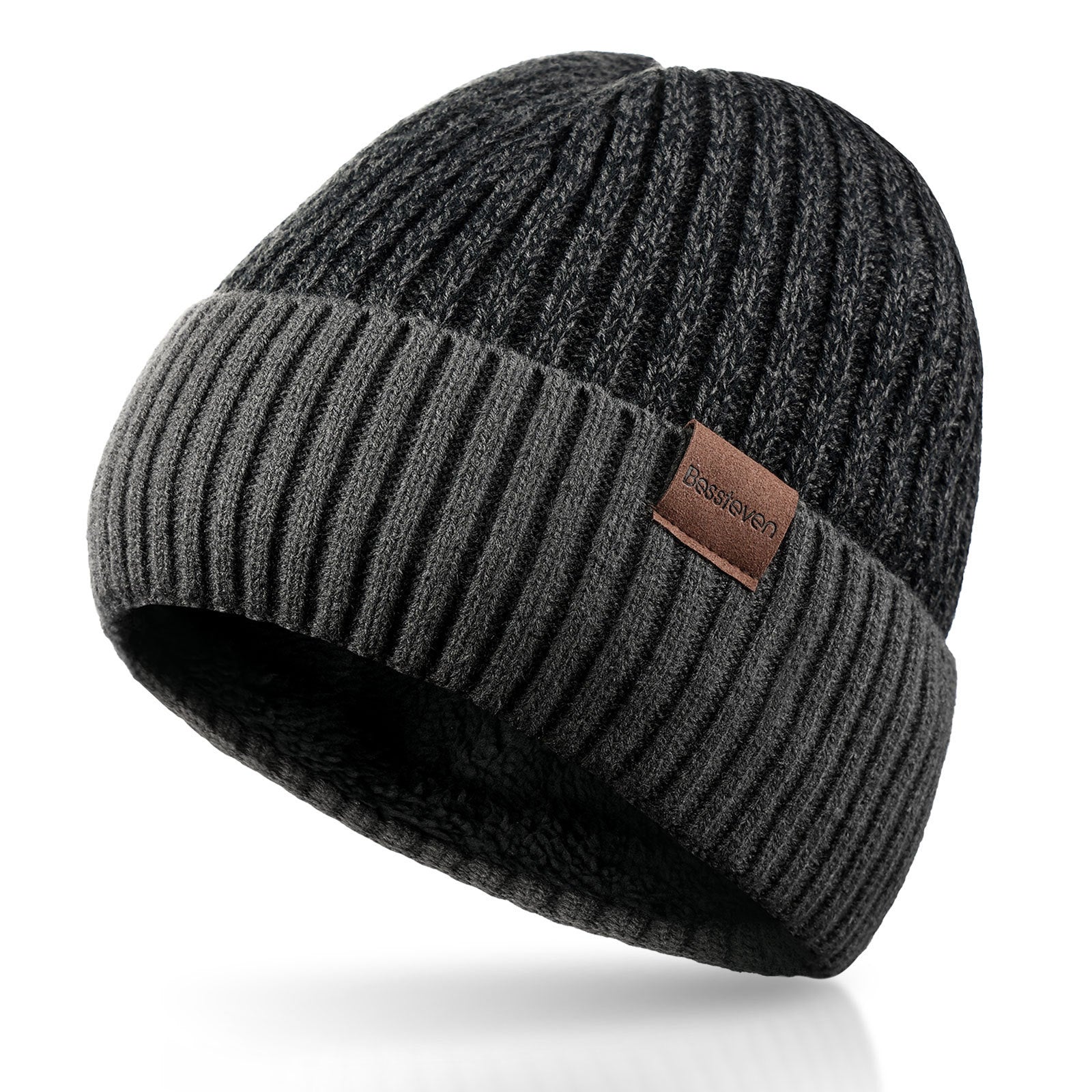 Big Head Circumference Warm Ear Protection Men's Woolen Cap Gray With Other Colors Free Size
