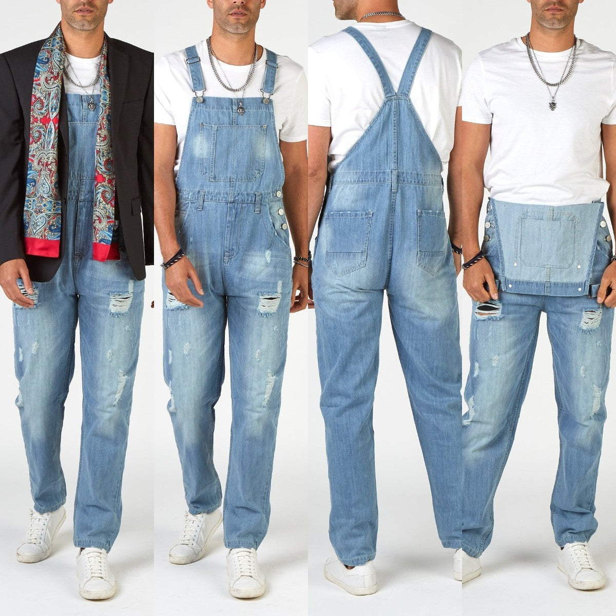 High Waist Men's Jeans