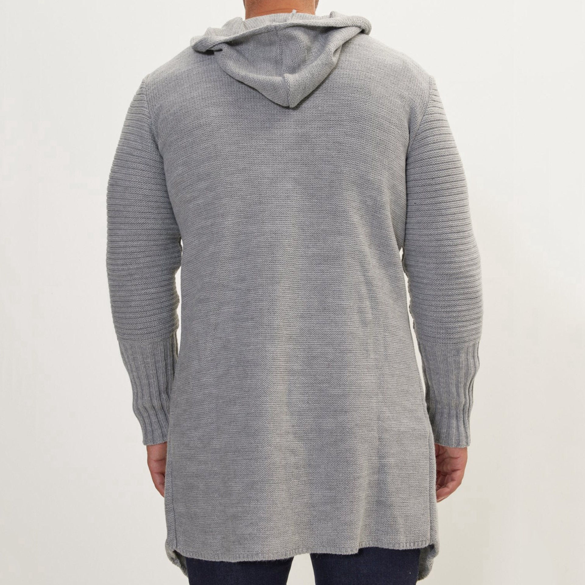 Mid-length Pocket Cardigan Sweater
